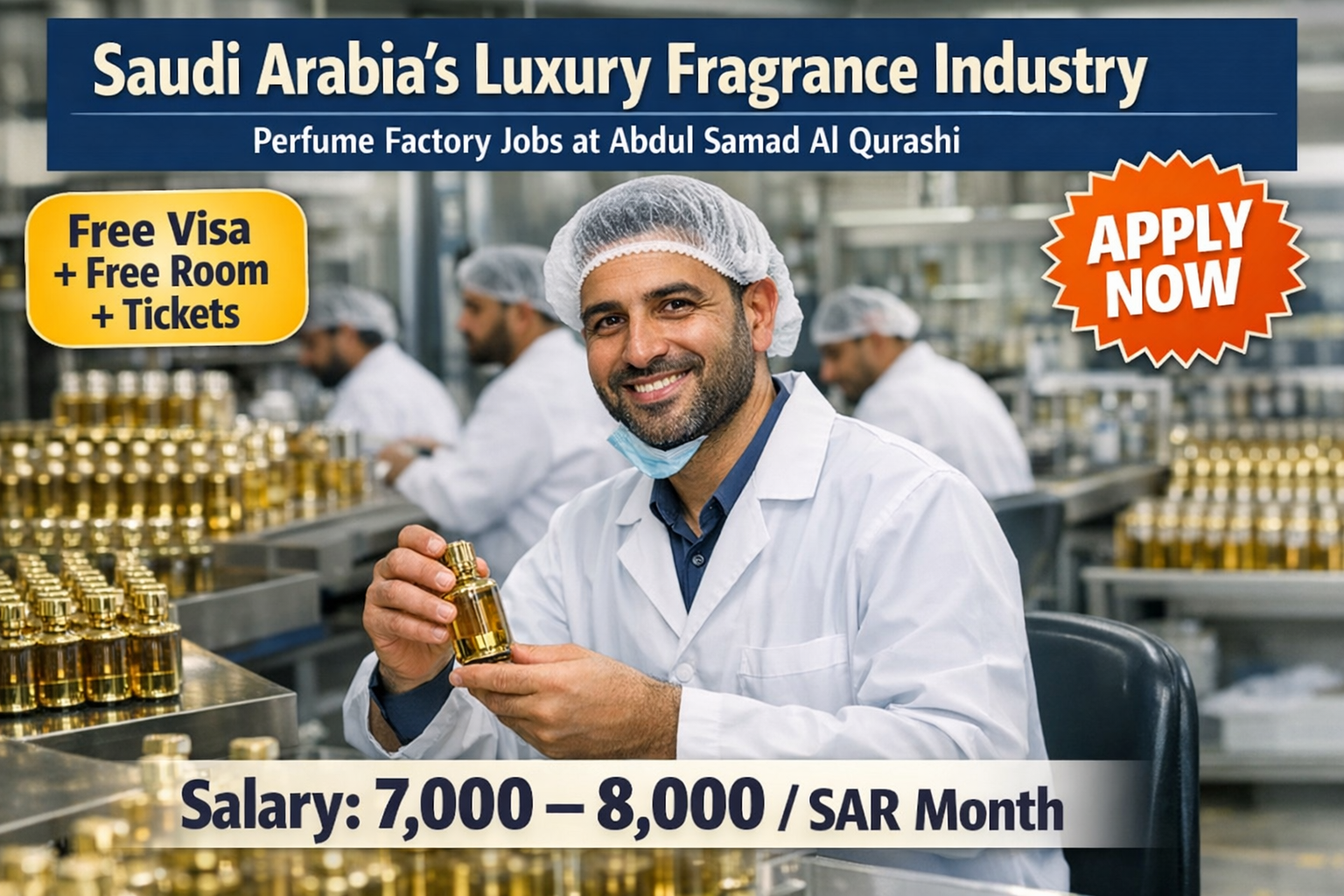 Saudi Arabia’s Luxury Fragrance Industry: Perfume Factory Jobs at Abdul Samad Al Qurashi